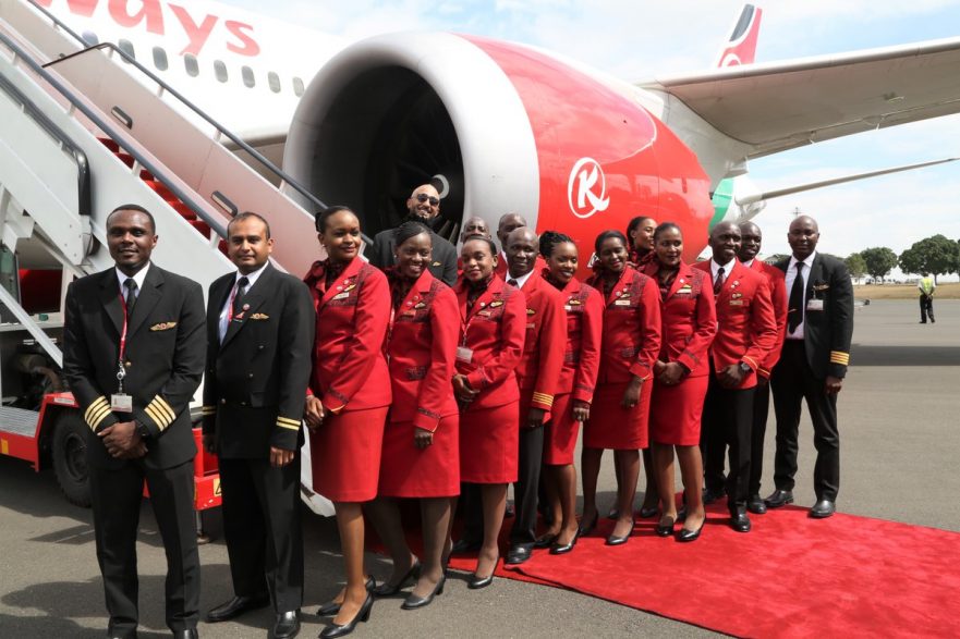 KQ Celebrates Inaugural Non-Stop Flights Between New York, Nairobi ...