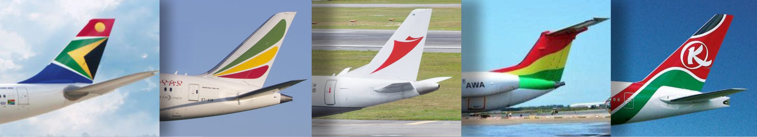 Tails of African airlines 