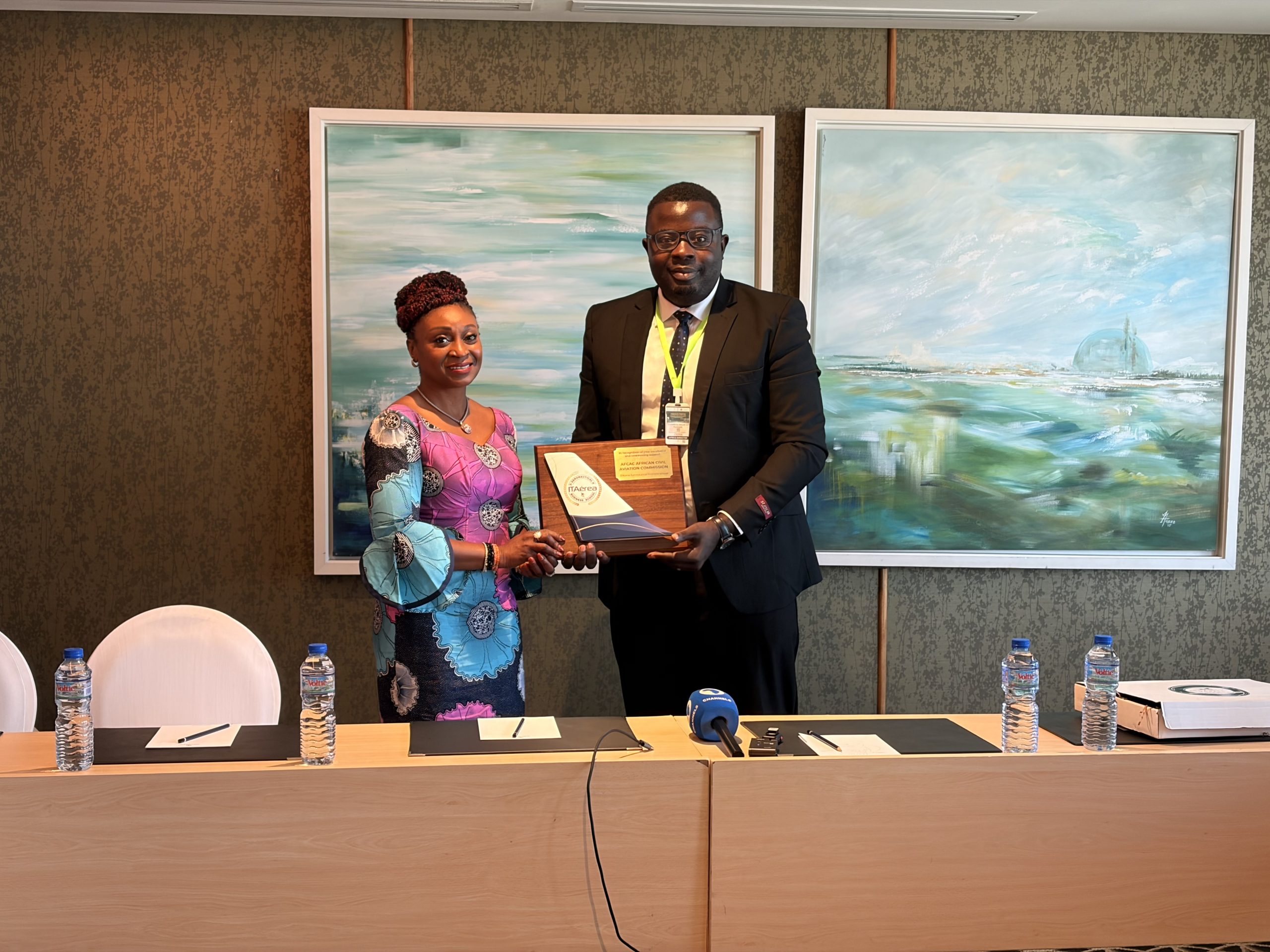 Featured image for “ITAerea Aeronautical Business School Honours AFCAC For Advancing Aviation Capacity Building In Africa”