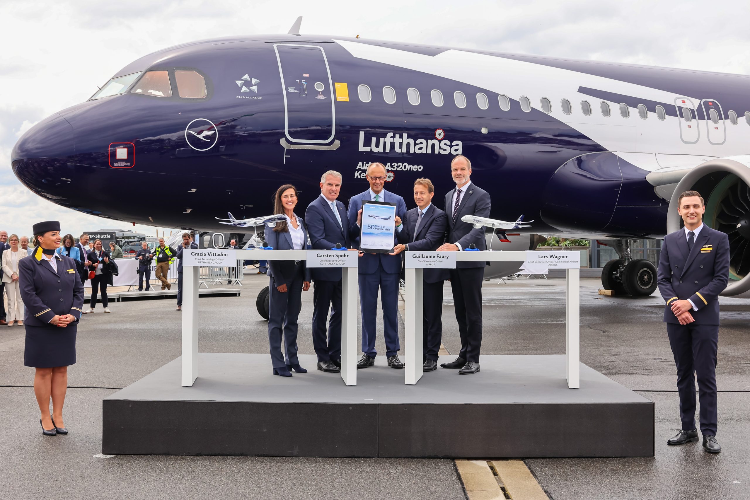 Featured image for “Airbus And Lufthansa Group Celebrate 50 Years Of Partnership; Agree On Future Cooperations”