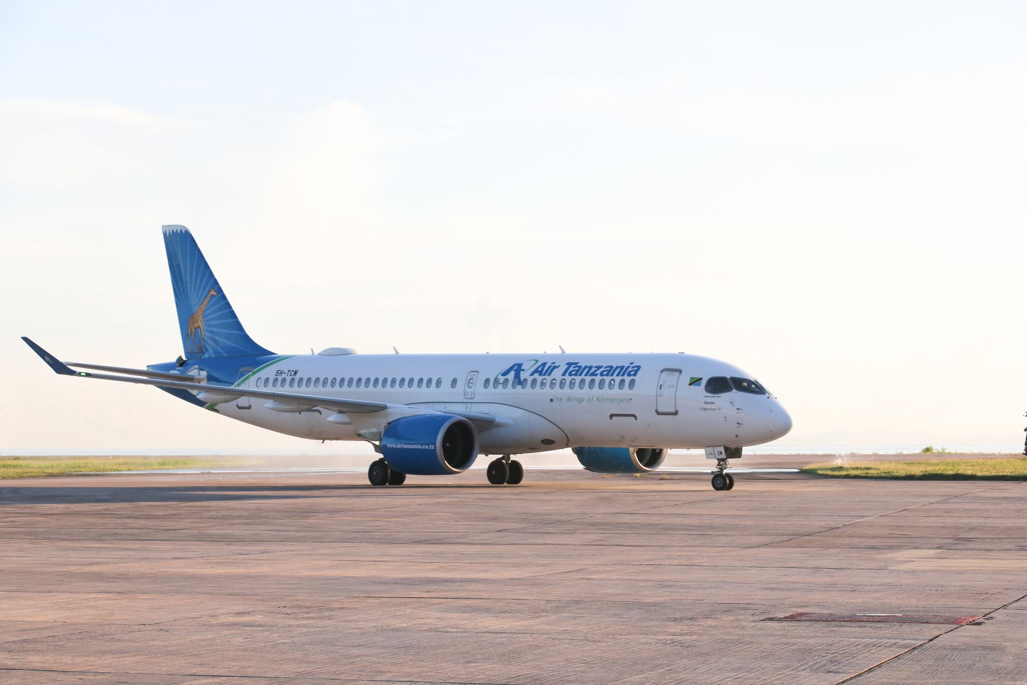 Featured image for “Air Tanzania’s Inaugural Flight Lands At Moscow, Russia”