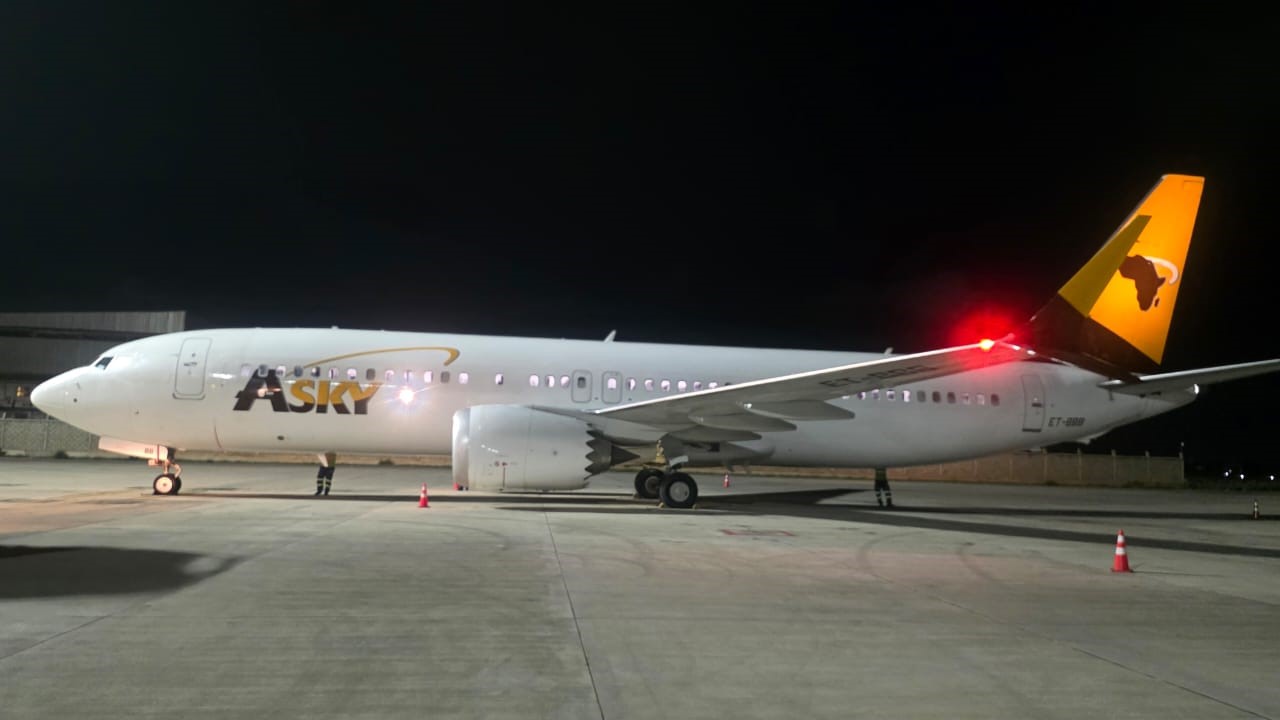 Featured image for “ASKY Welcomes Its Aircraft ET-BBB Return To Service Following Major Structural Repairs”